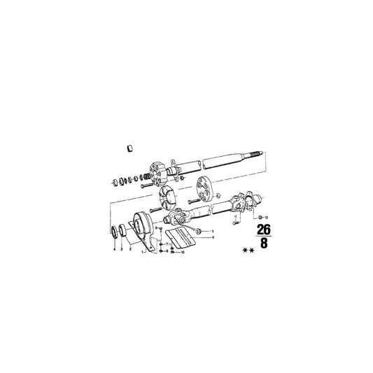Genuine BMW 26111101015 E23 E21 E24 Fillister-Head Screw M10X25 (Inc. 732i, 1602 & 1600) | ML Performance UK Car Parts