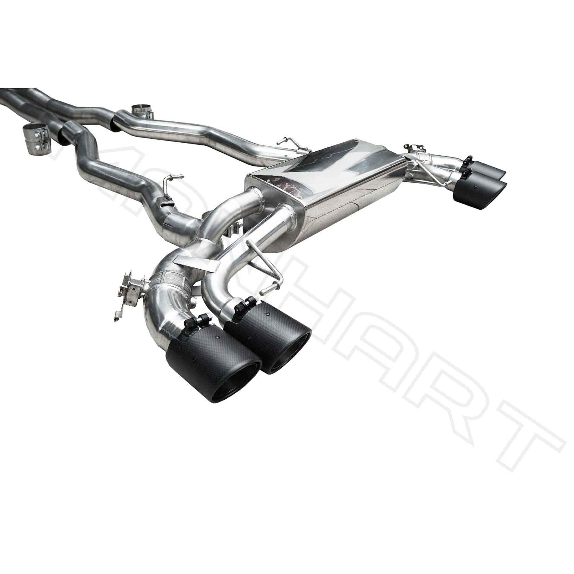 MANHART MH5F9011104_M8 SLIP-ON SPORT EXHAUST FOR BMW F9X M8 (COMPETITION) WITH VALVE CONTROL