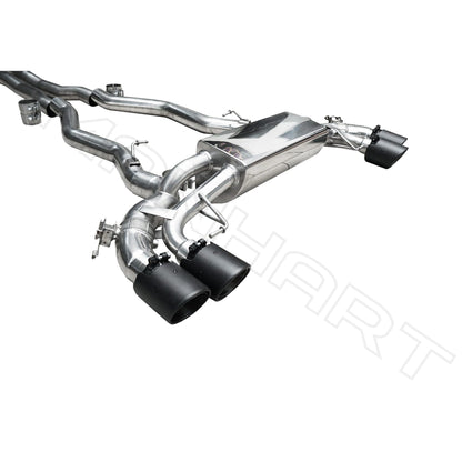 MANHART MH5F9011104_M8 SLIP-ON SPORT EXHAUST FOR BMW F9X M8 (COMPETITION) WITH VALVE CONTROL