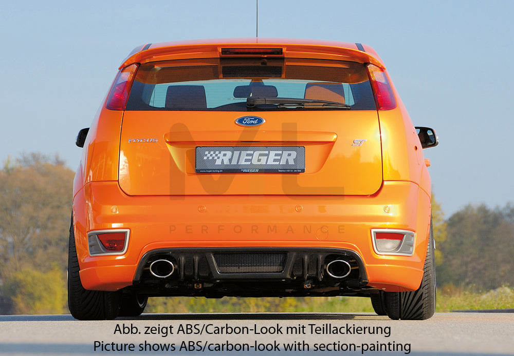 Rieger 00034148 Ford Focus 2 ST Rear Diffuser 2 | ML Performance UK Car Parts