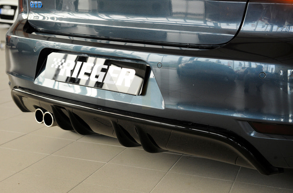 Rieger 00088019 VW Mk6 Golf GTD Rear Diffuser 8 | ML Performance UK Car Parts