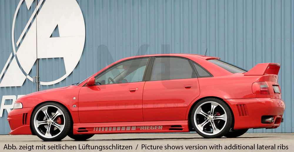 Rieger 00055047 Audi B5 A4 Rear Bumper 4 | ML Performance UK Car Parts