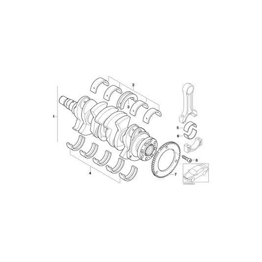 Genuine BMW 11217510766 R50 Impulse Sending Wheel (Inc. One 1.4i) | ML Performance UK Car Parts