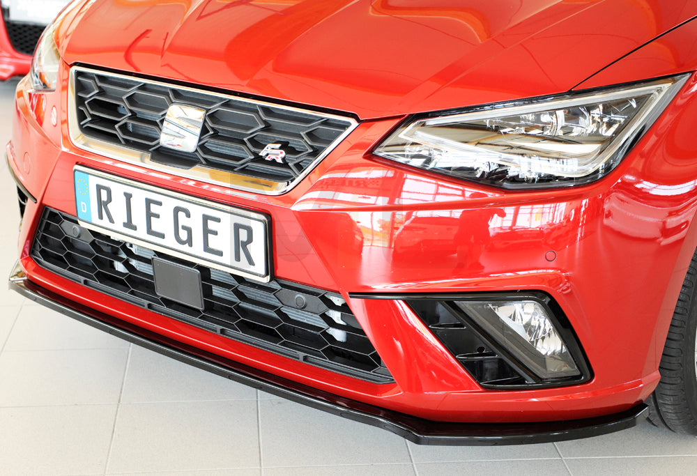 Rieger 00088165 SEAT KJ Front Splitter (Ibiza FR & Ibiza) 6 | ML Performance UK Car Parts