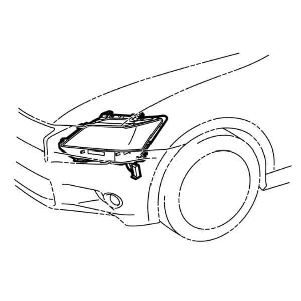 Genuine Lexus 81145-30F80 GS Phase 4 O/S Headlamp