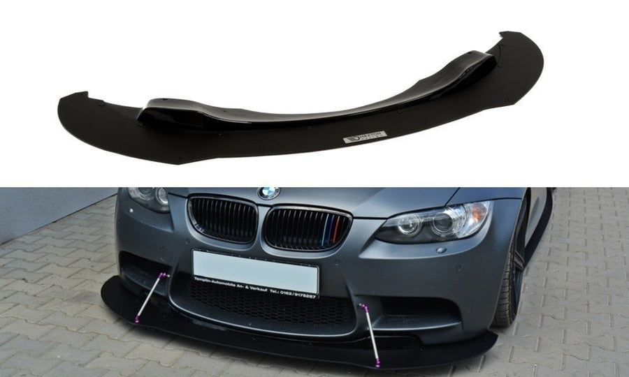 Maxton Design BM-3-92-M-FD2T+CNCA Front Racing Splitter BMW M3 E92 / E93 (Pre-Facelift) | ML Performance UK Car Parts