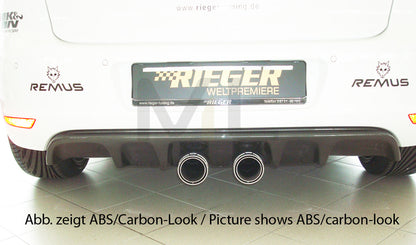 Rieger 00088146 VW Mk6 Golf Rear Diffuser 3 | ML Performance UK Car Parts
