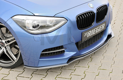 Rieger 00099231 BMW 1 Series F20 F21 Front Splitter 2 | ML Performance UK Car Parts
