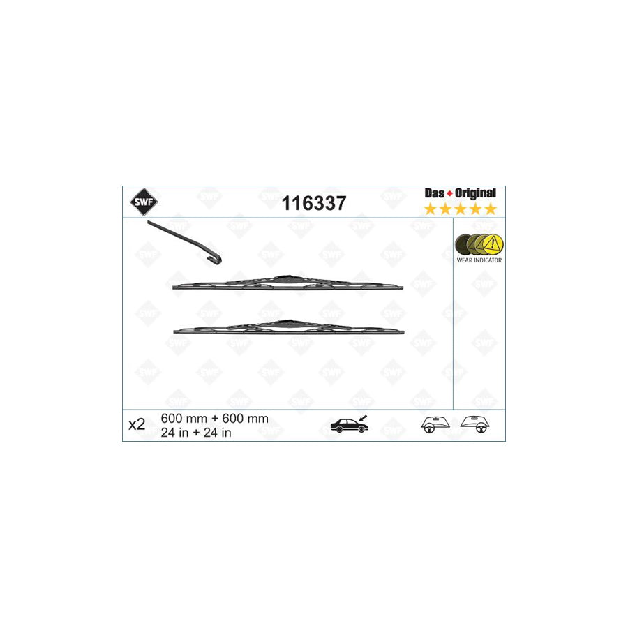 Swf Original 116337 Wiper Blade | ML Performance UK Car Parts