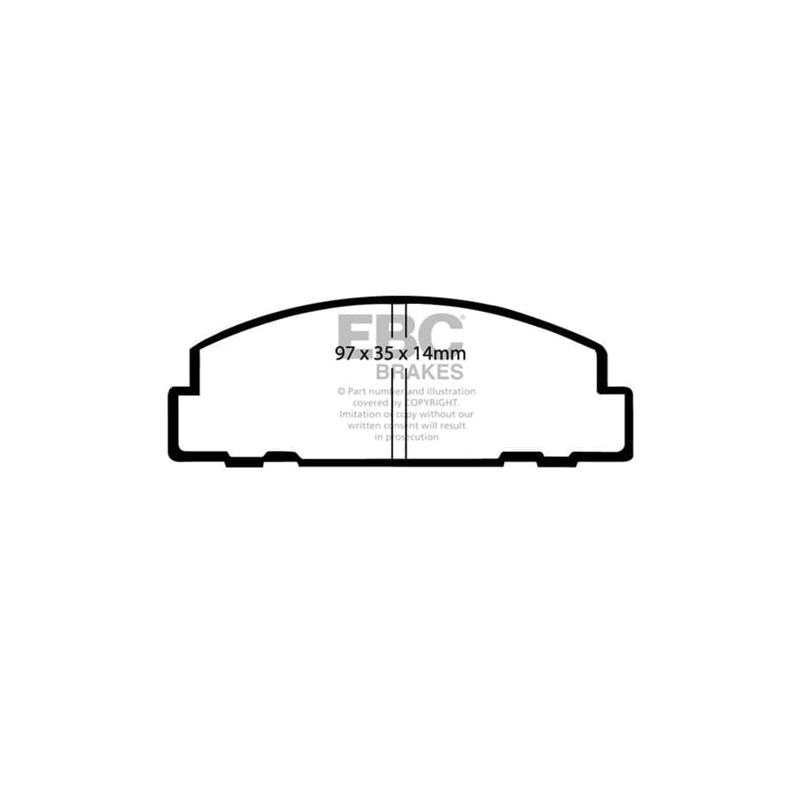 EBC PDKF576 Daihatsu Domino Ultimax Front Brake Pad & Plain Disc Kit 2 | ML Performance UK Car Parts