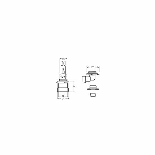 RING R9005XS 12V 60W HB3A P20d Straight Cap Special Halogen Headlamp  | ML Performance