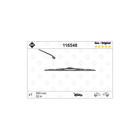 Swf Original Rear 116548 Wiper Blade | ML Performance UK Car Parts