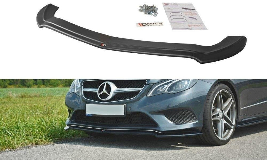 Maxton Design ME-E-212F-C-FD1T Front Splitter V.1 Mercedes Benz E-Class W212 | ML Performance UK Car Parts