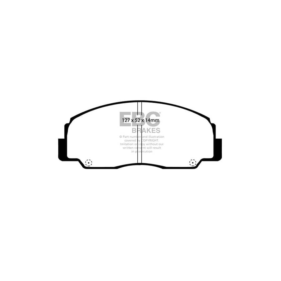EBC PDKF579 Daihatsu Ultimax Front Brake Pad & Plain Disc Kit (Inc. Feroza, Fourtrak, Rugger, Sportrak) 2 | ML Performance UK Car Parts