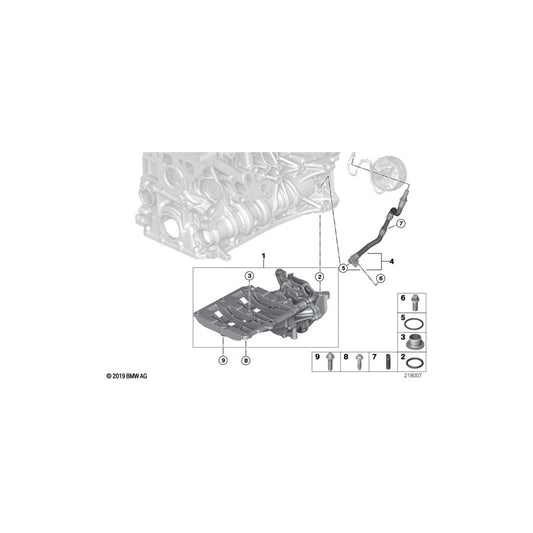 Genuine BMW 11667797654 E81 E93 E91 Vacuum Pipe (Inc. 118d, X1 18d & X1 18dX) | ML Performance UK Car Parts