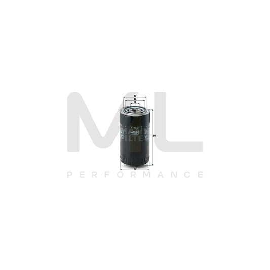 MANN-FILTER W 950/22 Oil Filter Spin-on Filter, with one anti-return valve | ML Performance Car Parts