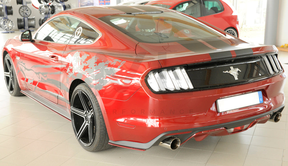 Rieger 00034253 Ford LAE Mustang 6 Rear Side Splitter 6 | ML Performance UK Car Parts