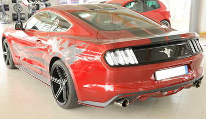 Rieger 00034253 Ford LAE Mustang 6 Rear Side Splitter 6 | ML Performance UK Car Parts