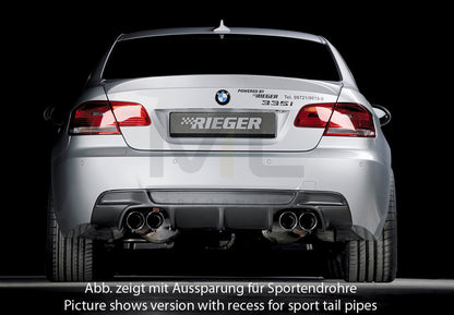 Rieger 00099859 BMW 3 Series E92 E93 Rear Diffuser 5 | ML Performance UK Car Parts