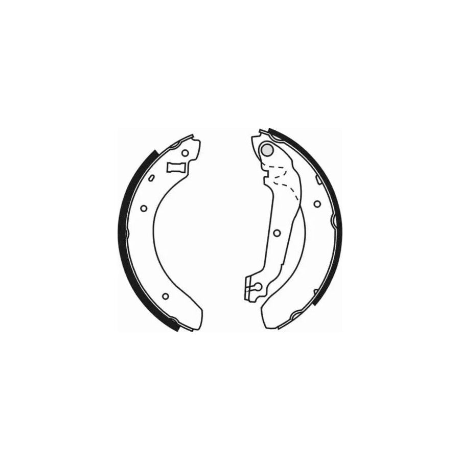 ABE C0G008ABE Brake Shoe Set