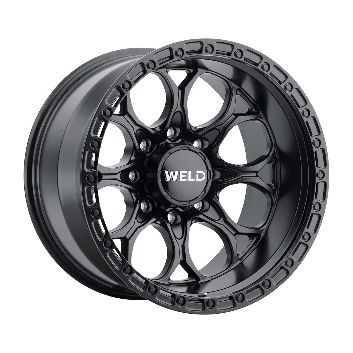 Weld W10809018501 Ledge 8 W108 Wheel 20x9 8x180 ET0 BS5 Satin Black