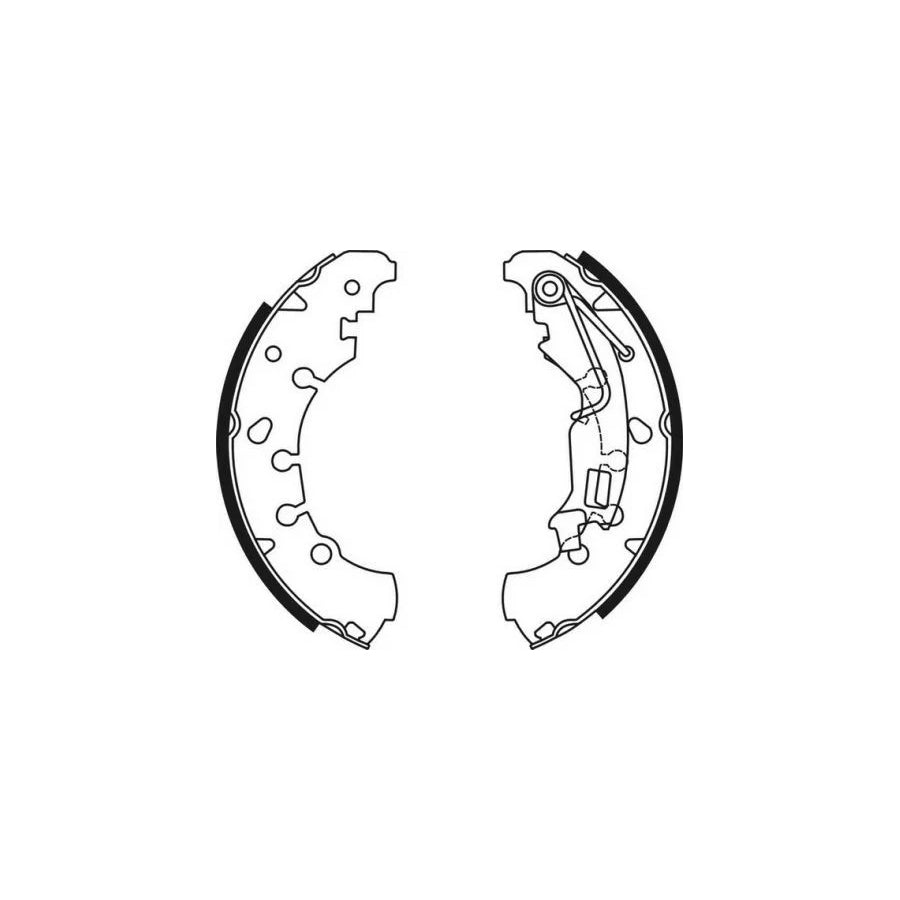 ABE C0F030ABE Brake Shoe Set