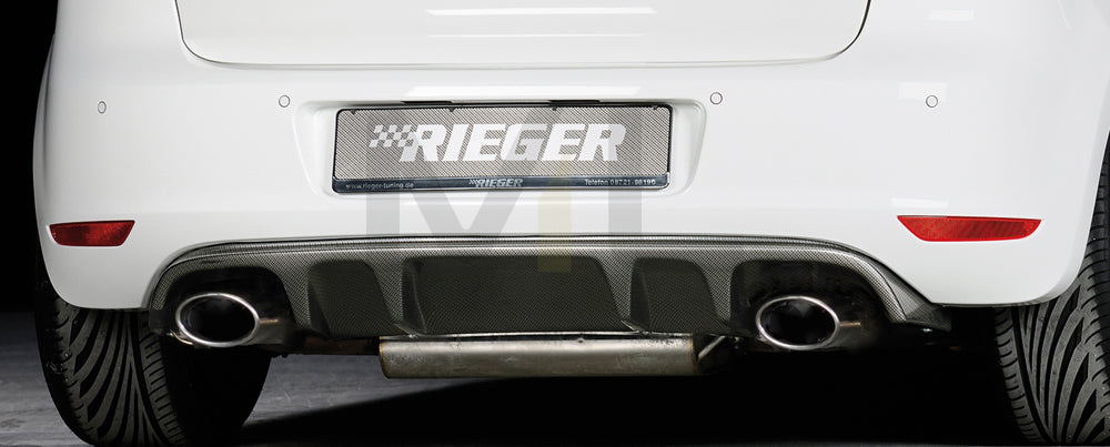 Rieger 00099660 VW Mk6 Golf Rear Diffuser (GTI & GTD) 1 | ML Performance UK Car Parts