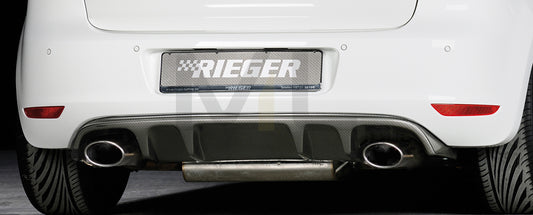 Rieger 00099660 VW Mk6 Golf Rear Diffuser (GTI & GTD) 1 | ML Performance UK Car Parts