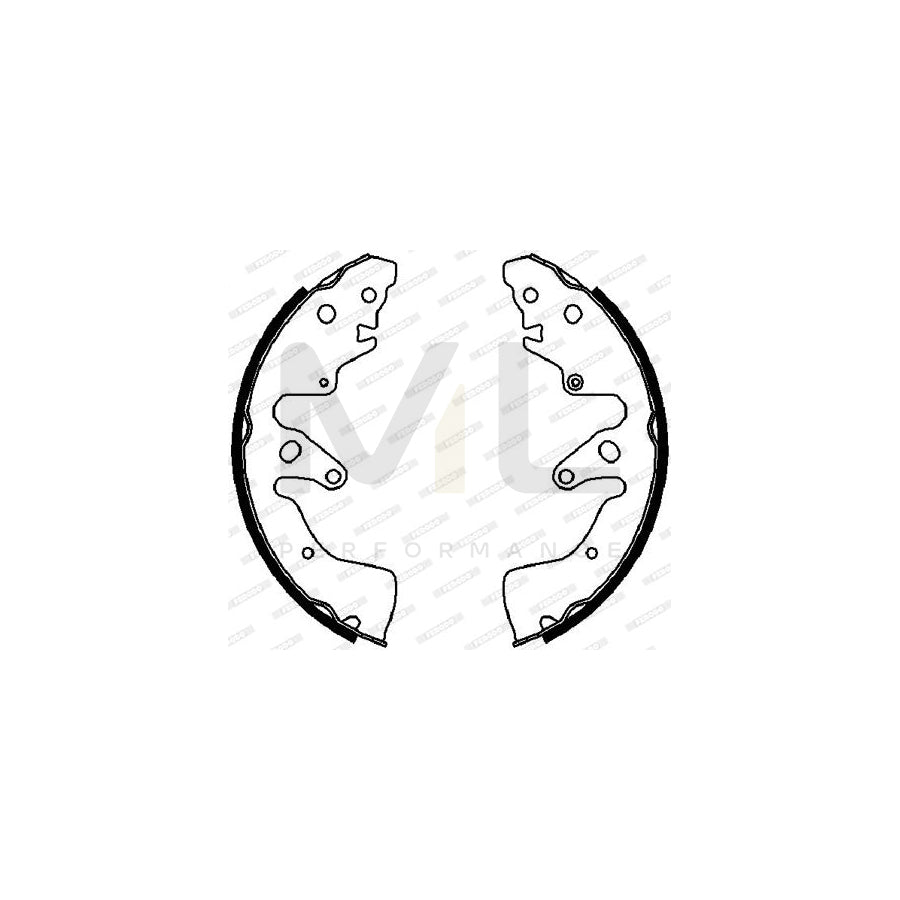 FERODO PREMIER FSB4034 Brake Shoe Set for SUZUKI GRAND VITARA | ML Performance Car Parts