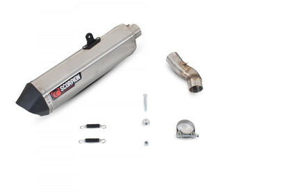 Scorpion RHA106SEO Honda CBF1000 Serket Parallel Slip-On - Brushed Stainless Steel Sleeve | ML Performance UK UK