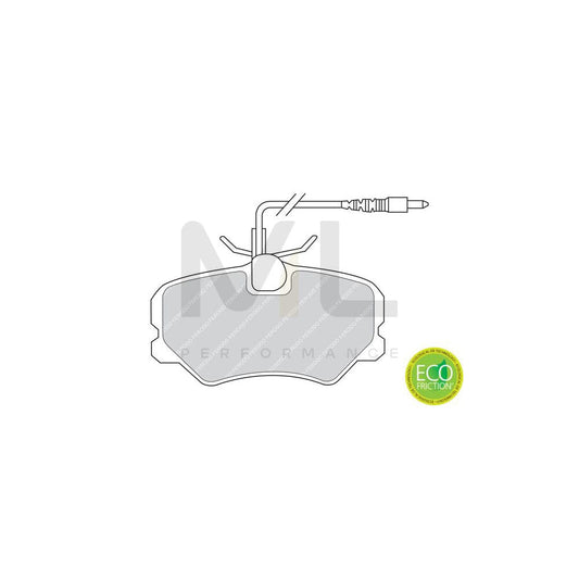 Ferodo Sl Fsl1467 Brake Pad Set Incl. Wear Warning Contact, With Brake Caliper Screws | ML Performance Car Parts