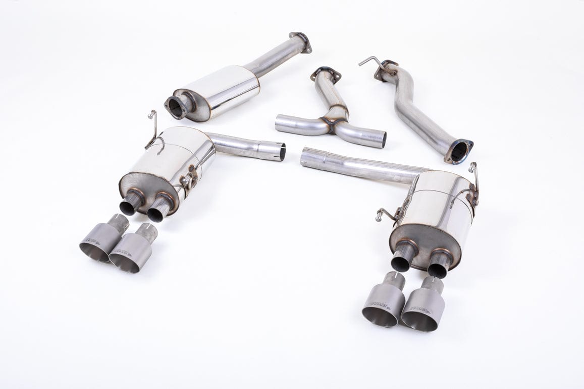 MillTek SSXSB047 Subaru Impreza Cat-Back with Titanium GT-100 Tips - EC Approved