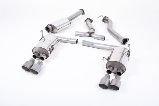 MillTek SSXSB047 Subaru Impreza Cat-Back with Titanium GT-100 Tips - EC Approved