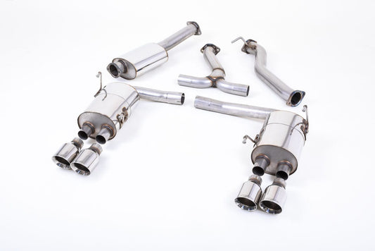 MillTek SSXSB046 Subaru Impreza Cat-Back with Polished GT-100 Tips - EC Approved