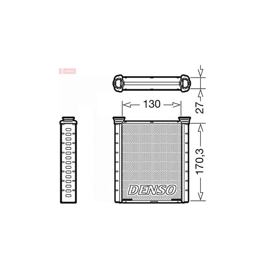 Denso DRR46001 Drr46001 Heater Matrix For Nissan Micra V Hatchback (K14) | ML Performance UK