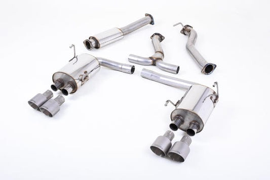 MillTek SSXSB045 Subaru Impreza Cat-Back with Titanium GT-100 Tips
