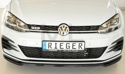 Rieger 00088148 VW Mk7 Golf Front Splitter (GTI, GTD & GTE) 6 | ML Performance UK Car Parts