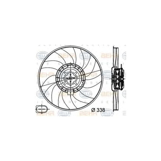Hella 8EW 351 044-361 Fan, Radiator