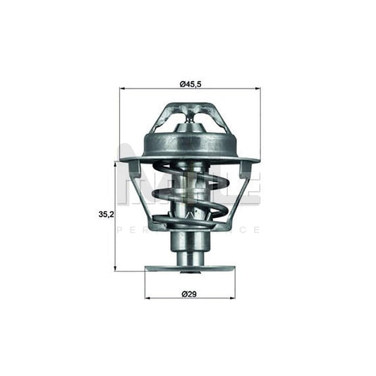 MAHLE ORIGINAL TX 18 75D Engine thermostat Opening Temperature: 75��C, with seal | ML Performance Car Parts