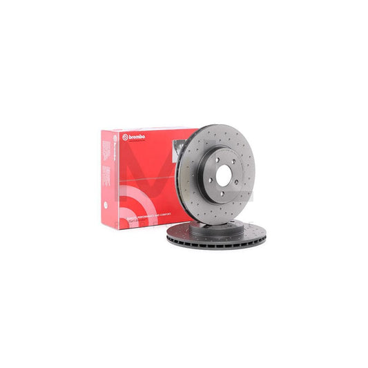 BREMBO 09.8665.1X Brake Disc Perforated / Vented, Coated, High-carbon | ML Performance Car Parts