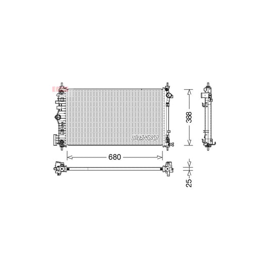Denso DRM15007 Drm15007 Engine Radiator | ML Performance UK
