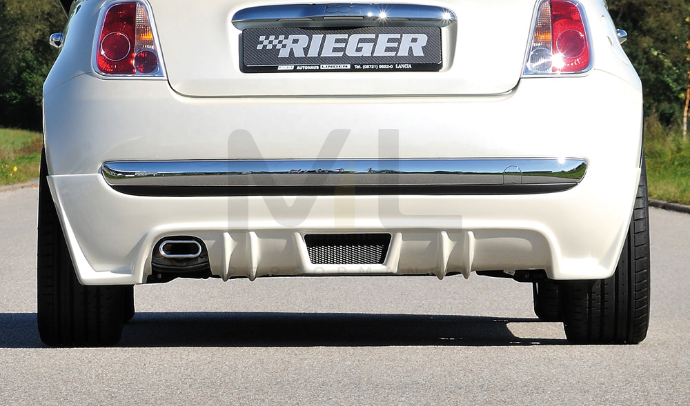 Rieger 00056068 Fiat 500 (312) Rear Diffuser 1 | ML Performance UK Car Parts