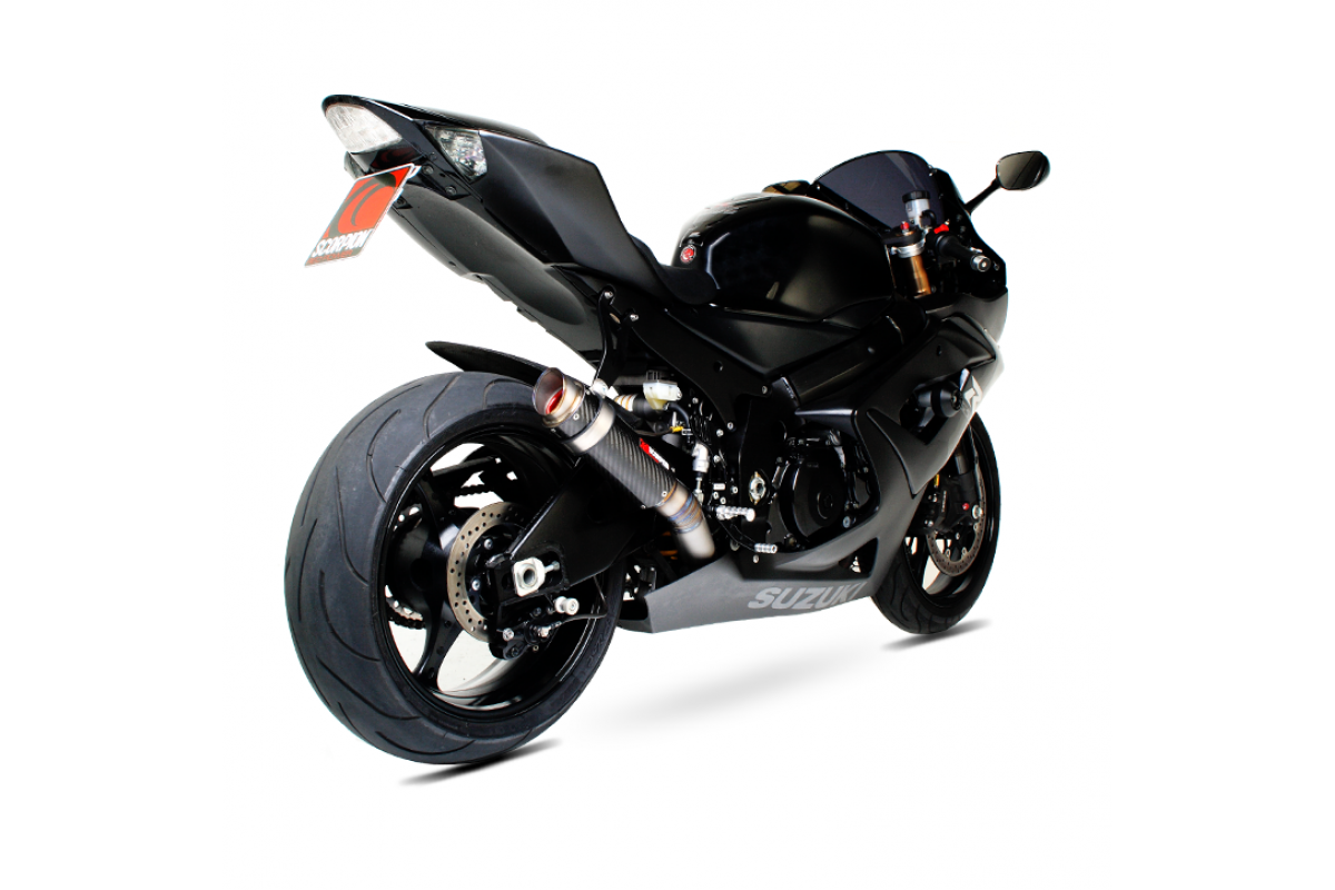 Scorpion SI1002CEM Suzuki GSX-R1000 Rp1-Gp Slip-On - Carbon Fibre Sleeve | ML Performance UK UK