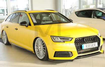 Rieger 00055550 Audi B9 F4 Front Splitter (A4 & S4) 4 | ML Performance UK Car Parts