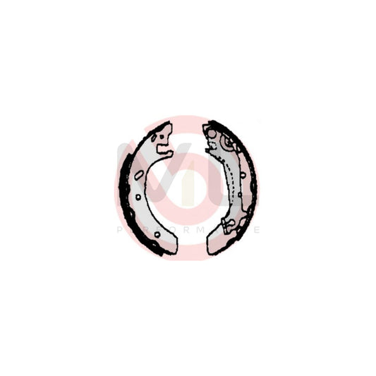 BREMBO S 24 525 Brake Shoe Set for FORD MONDEO with handbrake lever | ML Performance Car Parts