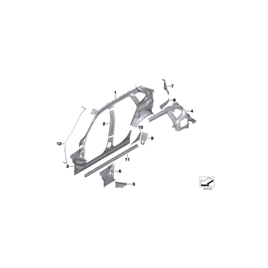 Genuine BMW 41212993068 E84 Rear Lights Cup, Right (Inc. X1 28i, X1 20d & X1 20d ed) | ML Performance UK