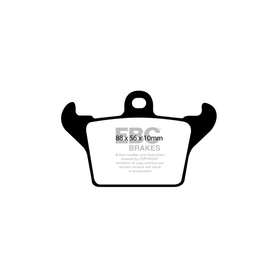 EBC DP1719 Aston Martin Chrysler Ferrari Lamborghini Ultimax Rear Brake Pads 2 | ML Performance UK Car Parts