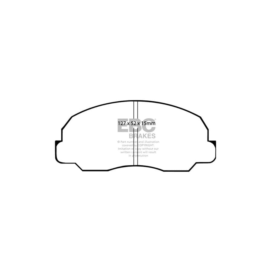 EBC PDKF580 Daihatsu Ultimax Front Brake Pad & Plain Disc Kit (Inc. Fourtrak & Rugger) 2 | ML Performance UK Car Parts