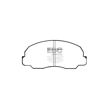 EBC PDKF580 Daihatsu Ultimax Front Brake Pad & Plain Disc Kit (Inc. Fourtrak & Rugger) 2 | ML Performance UK Car Parts