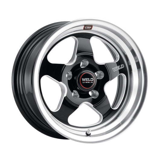 Weld S155B0071P22 Ventura Drag S155 Wheel 15x10 5x115 ET22 BS6.4 Gloss Black MIL - DIA